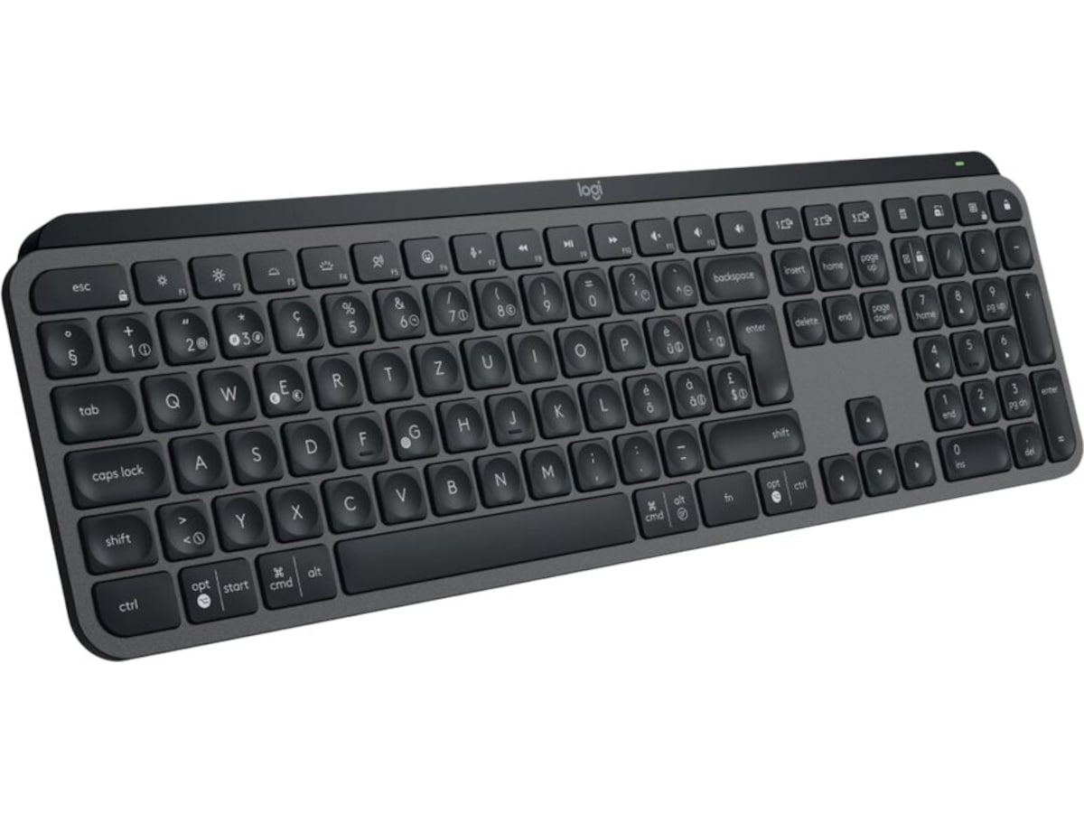 Logitech MX Keys S Trådløst Tastatur (graphite) Keyboards