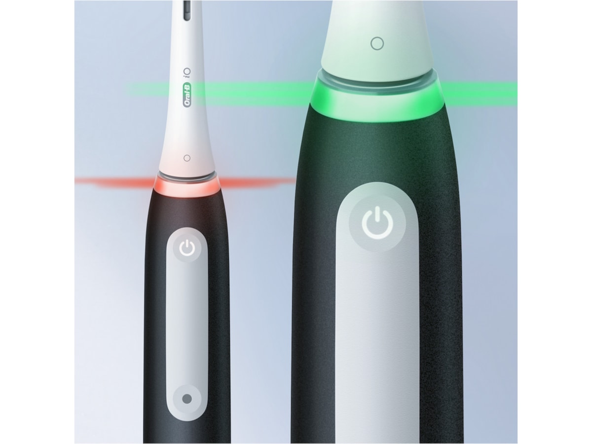 Oral-B iO 3 Elektriske tandbørster 2pk (sort & blå) Elektriske tandbørster
