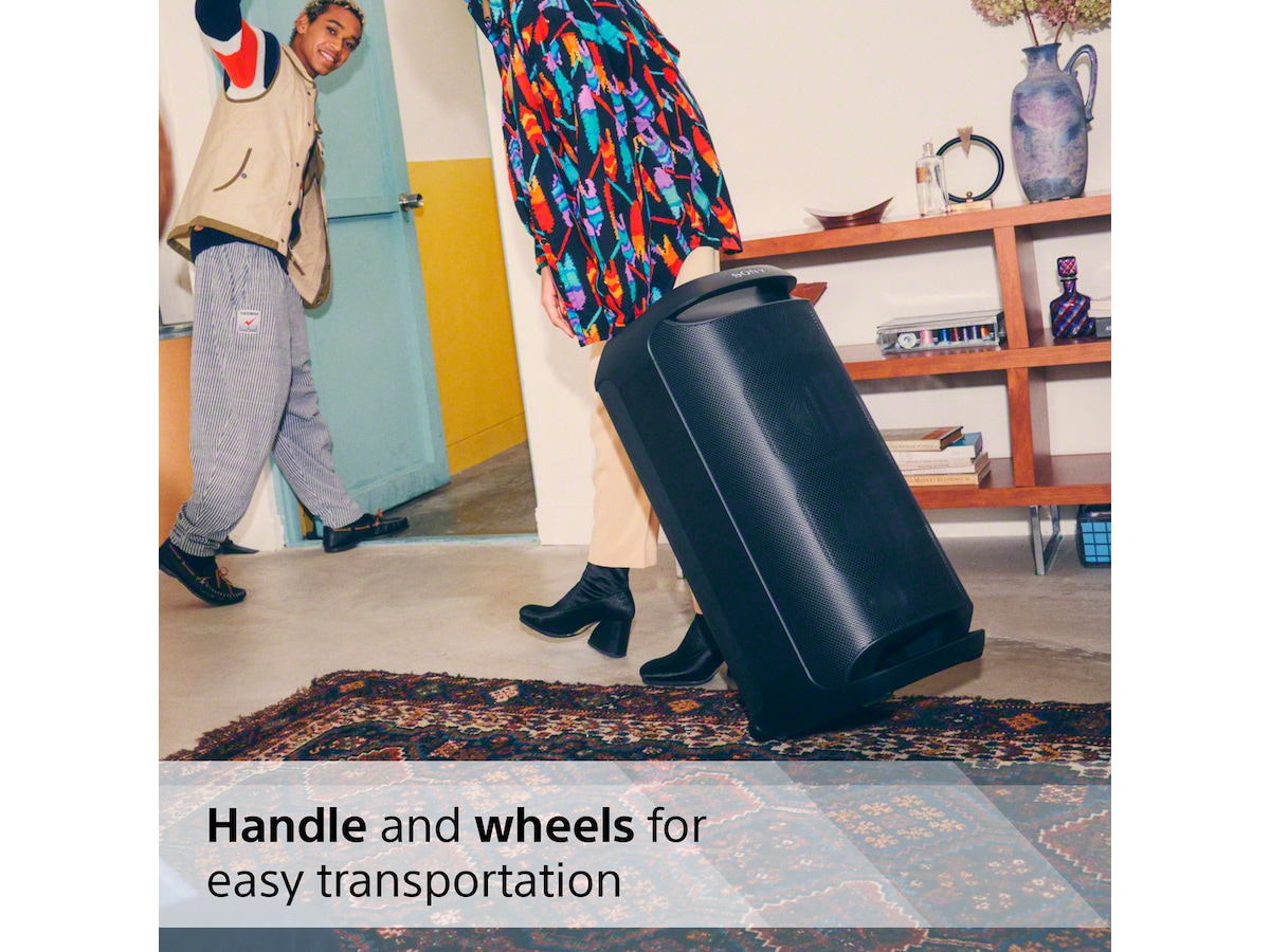 Sony SRS-XV800 trådløs bærbar højttaler (sort) Trådløs / Bluetooth højttaler