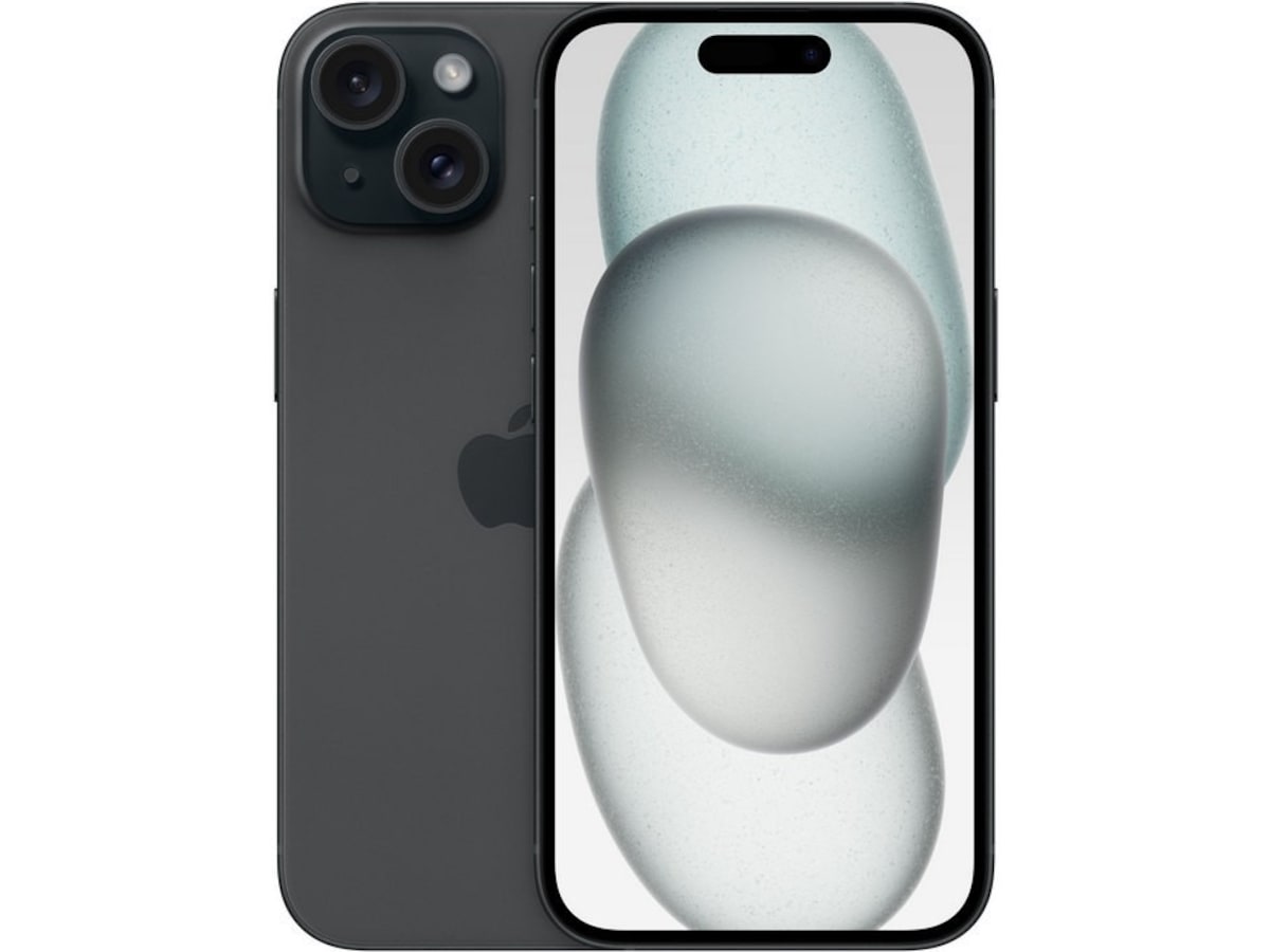 iPhone 15 128GB (sort) Mobiltelefoner