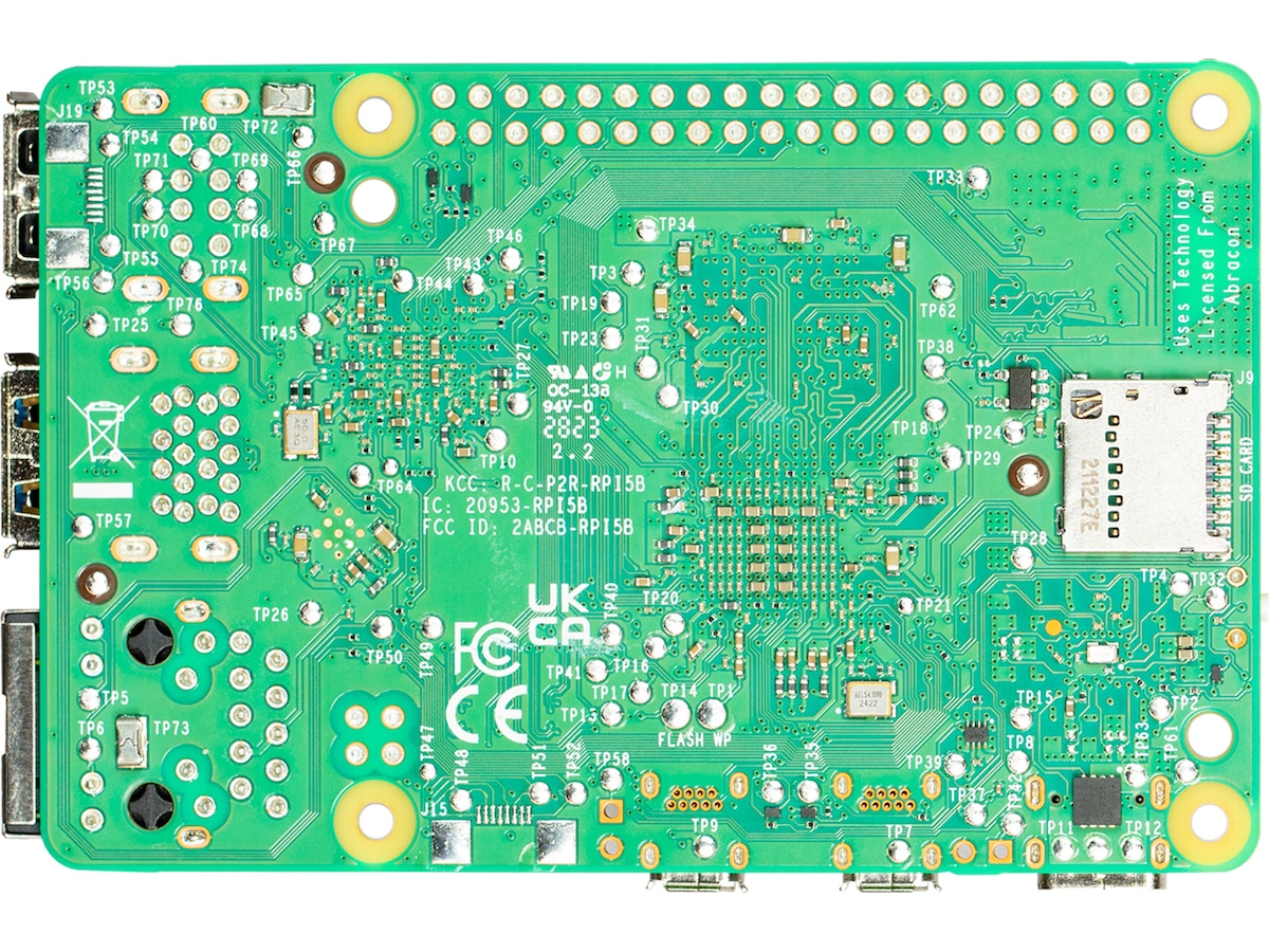 Raspberry Pi 5 Model B, 4GB RAM Integreret CPU