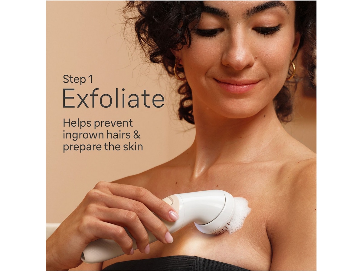 Braun Silk-épil 9 Flex 3S SkinSpa Epilator SES9-481 (hvid/guld) Epilator & IPL-hårfjerning