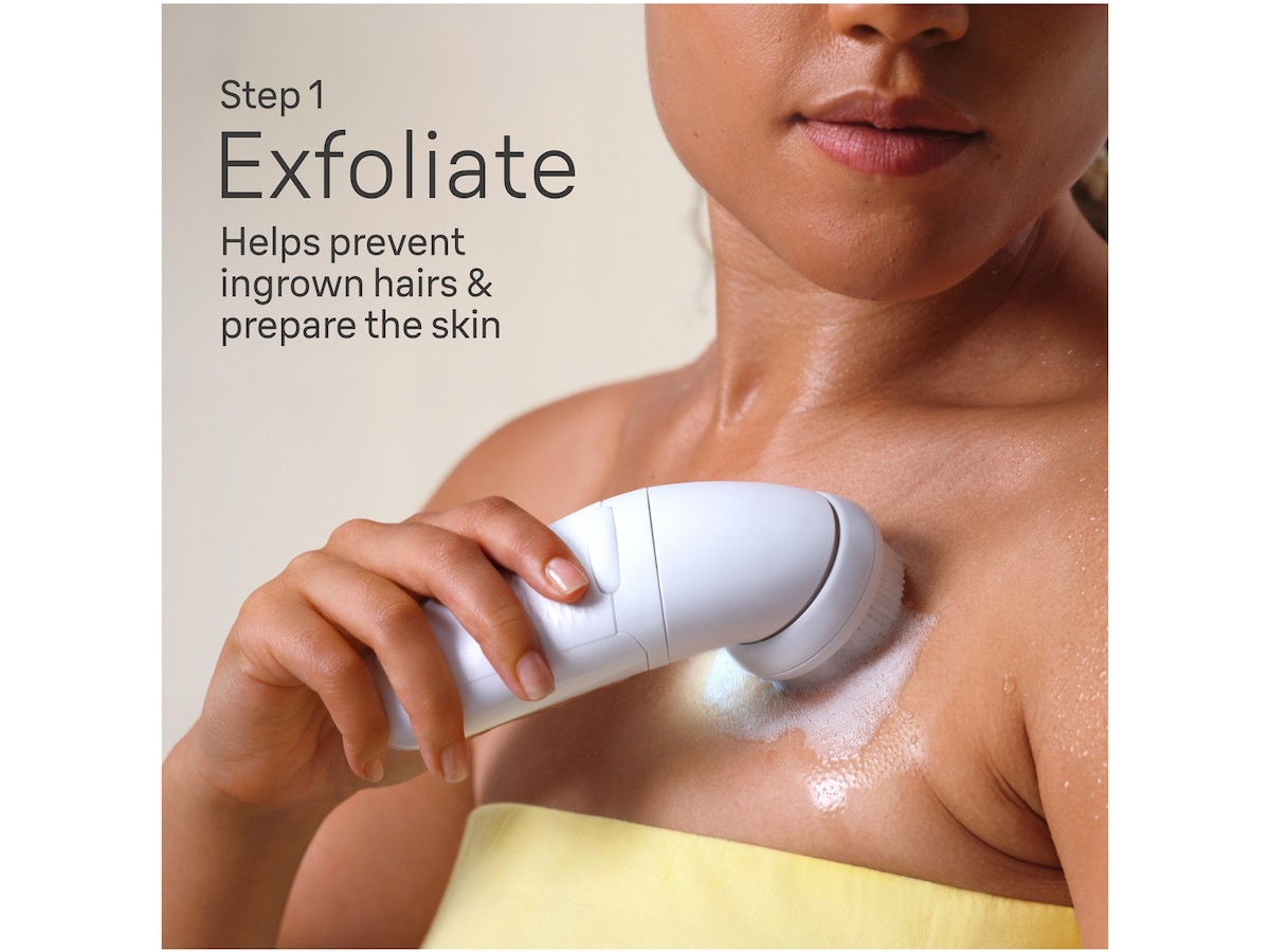 Braun Silk-épil 7 SkinSpa SE7-081 Epilator (hvid/sølv) Epilator & IPL-hårfjerning