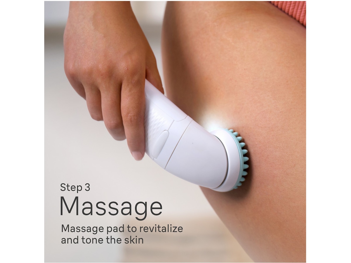 Braun Silk-épil 7 SkinSpa SE7-081 Epilator (hvid/sølv) Epilator & IPL-hårfjerning