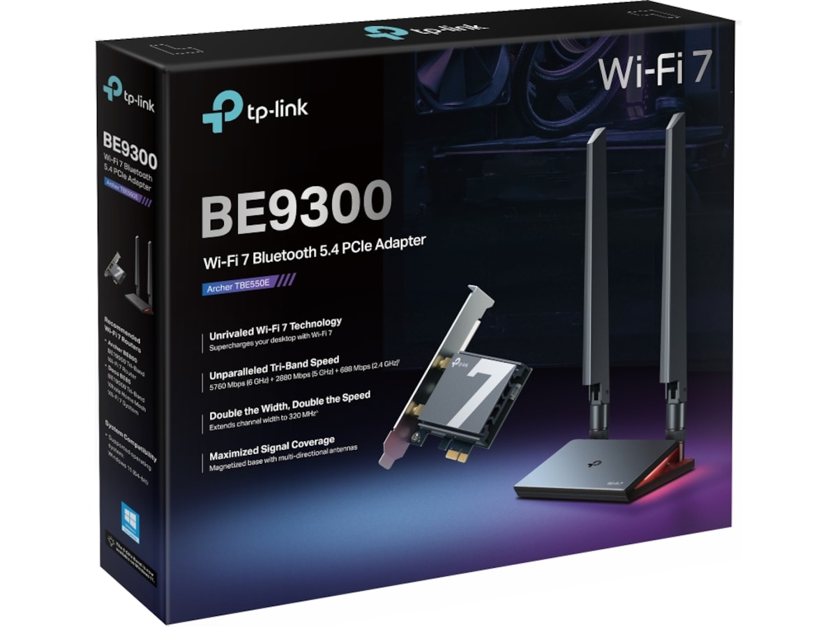 TP-Link Archer TBE550E PCIe Adapter Netkort