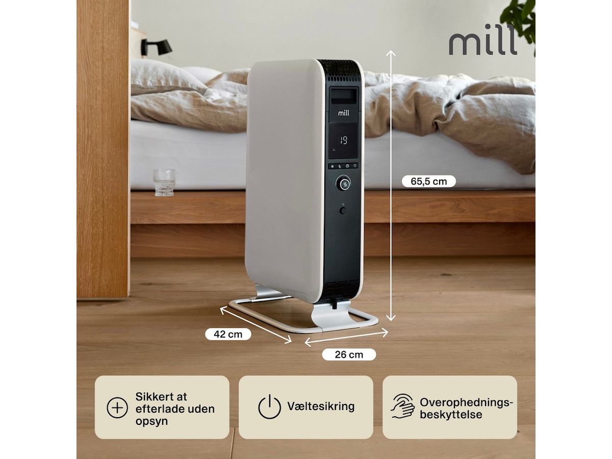 Mill Gentle Air olieovn 2000w Radiatorer
