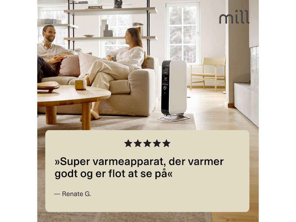 Mill Gentle Air olieovn 2000w Radiatorer