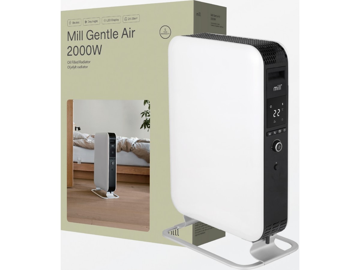 Mill Gentle Air olieovn 2000w Radiatorer