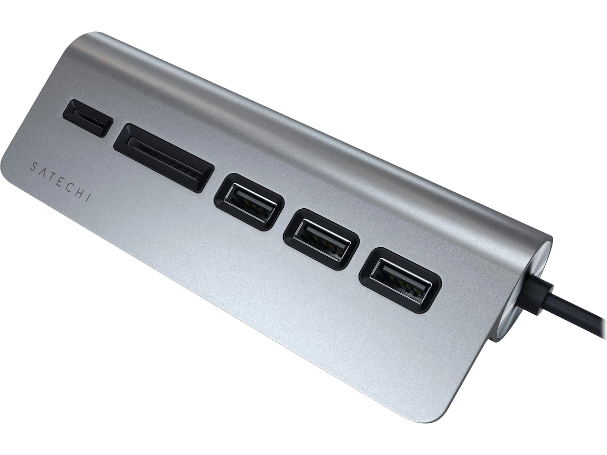 Satechi USB-C Combo Hub (space grey) Dockingstation og USB-hub