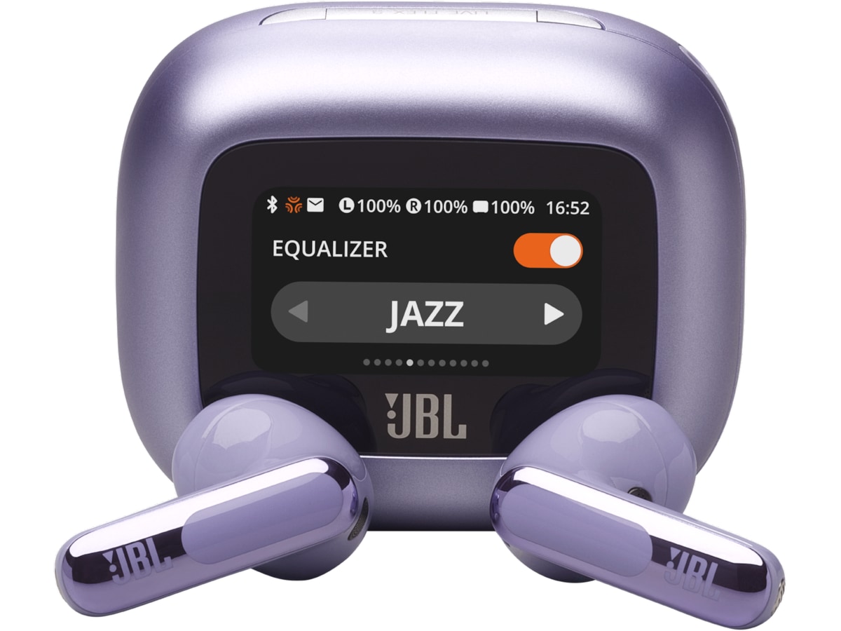 JBL LIVE FLEX 3 Trådløse Høretelefoner, Earbuds (Lilla) In-ear høretelefoner