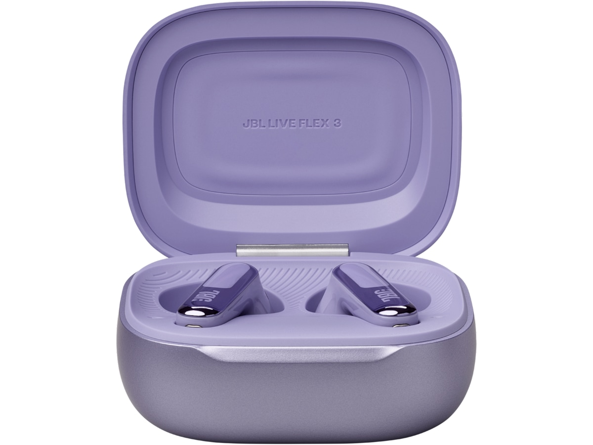 JBL LIVE FLEX 3 Trådløse Høretelefoner, Earbuds (Lilla) In-ear høretelefoner