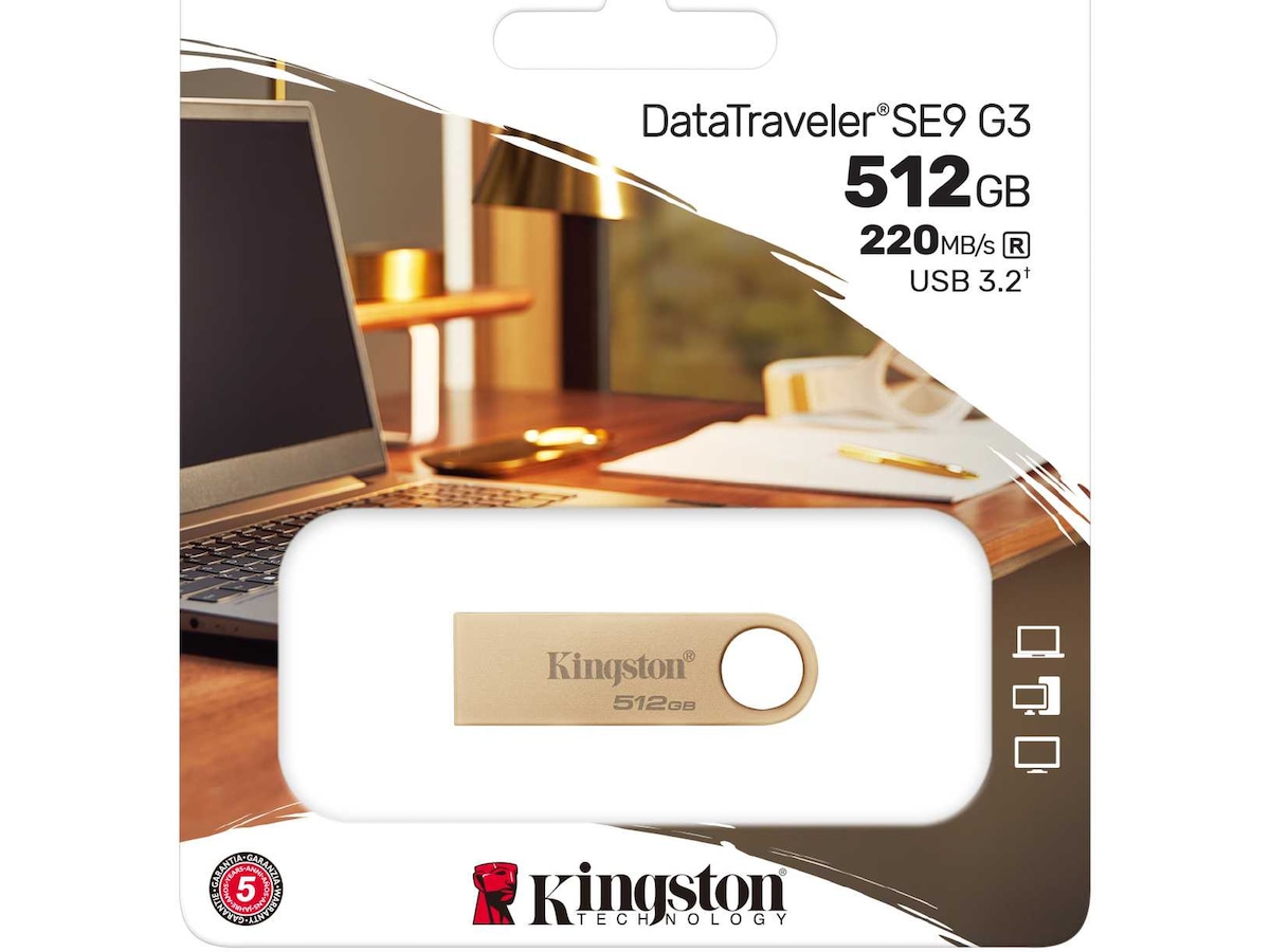 Kingston DataTraveler DTSE9 512GB USB-Hukommelse