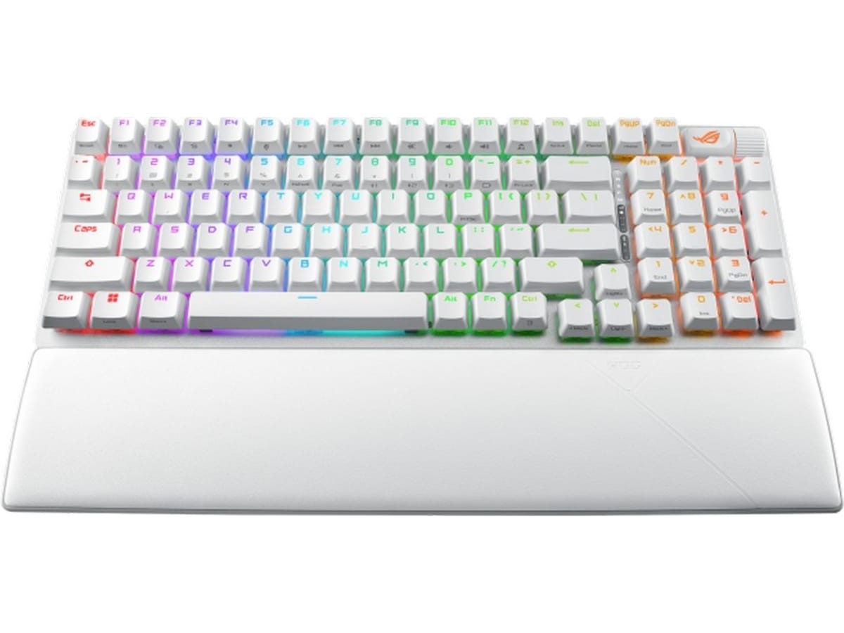 ASUS ROG Strix Scope II 96 trådløst gaming-tastatur (hvid) Gamingkeyboard