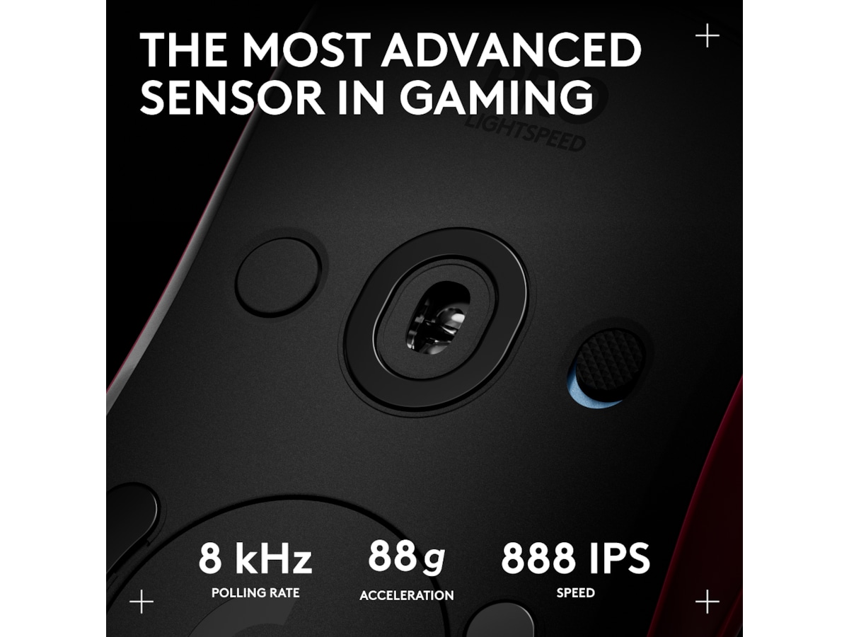 Logitech PRO 2 Lightspeed Trådløs Gamingmus (lyserød) Gamingmus