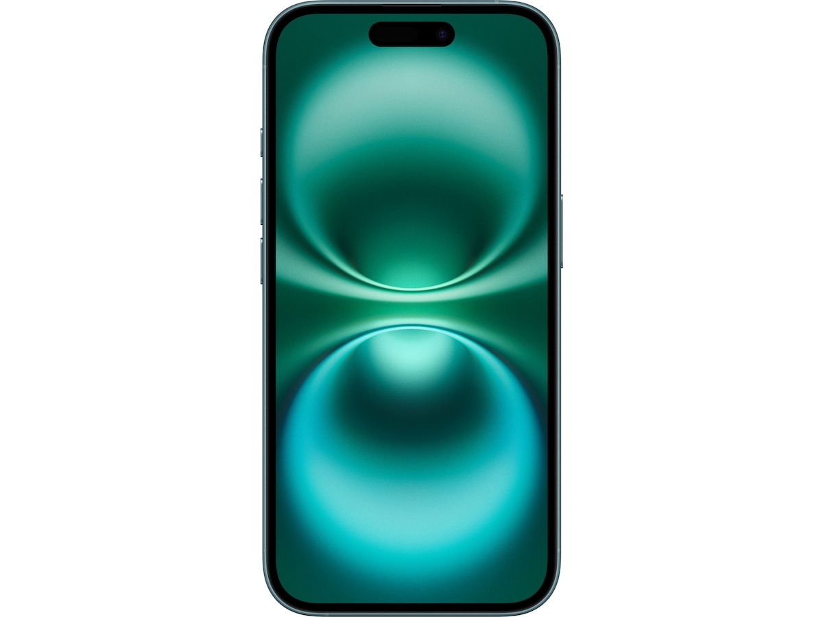 iPhone 16 128GB (blågrøn) Mobiltelefoner