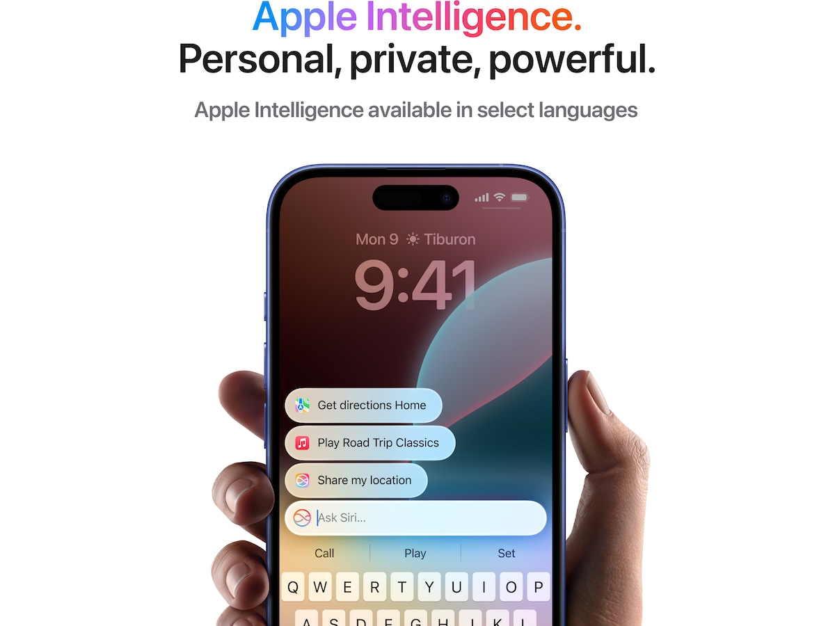 iPhone 16 Plus 256GB (grønblå) Mobiltelefoner