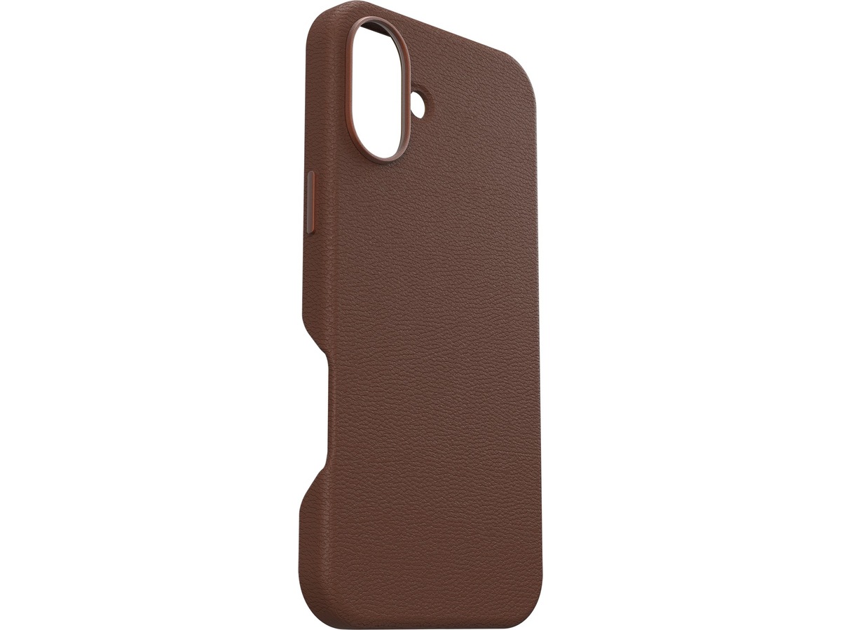 OtterBox iPhone 16 Plus Symmetry Cactus læderetui (brun) Mobilcover