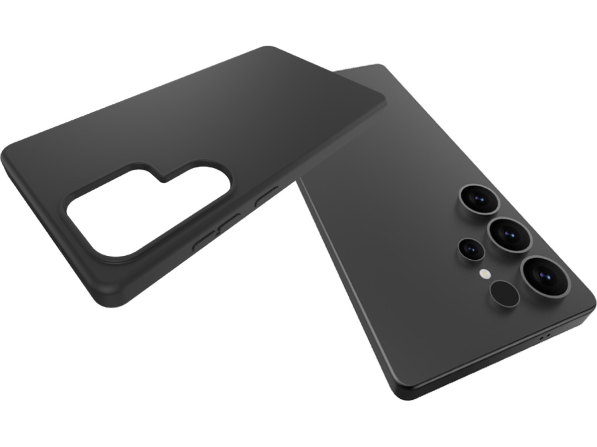 iiglo Galaxy S25 Ultra Silikone cover (sort) Mobilcover