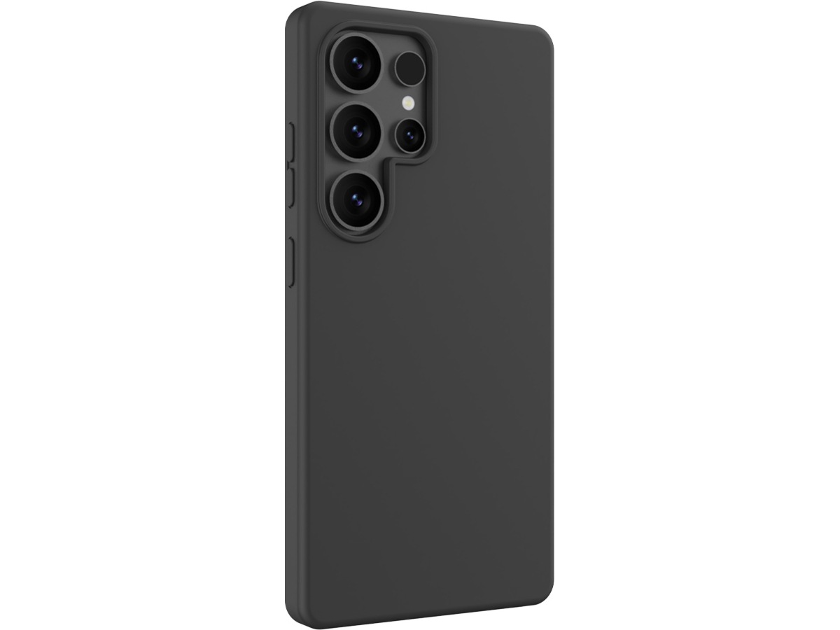 iiglo Galaxy S25 Ultra Silikone cover (sort) Mobilcover