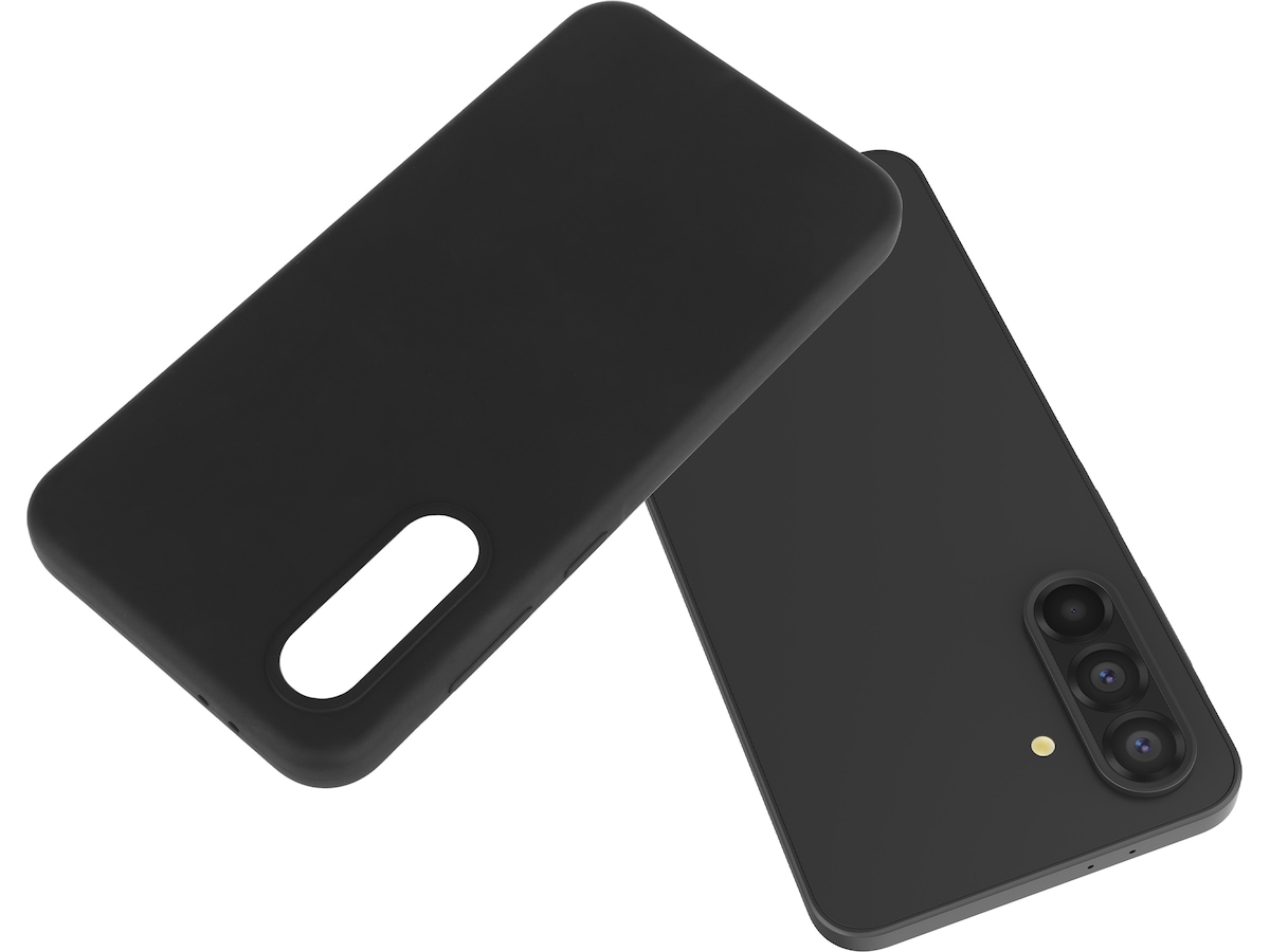 iiglo Galaxy A56 Silikone cover (sort) Mobilcover