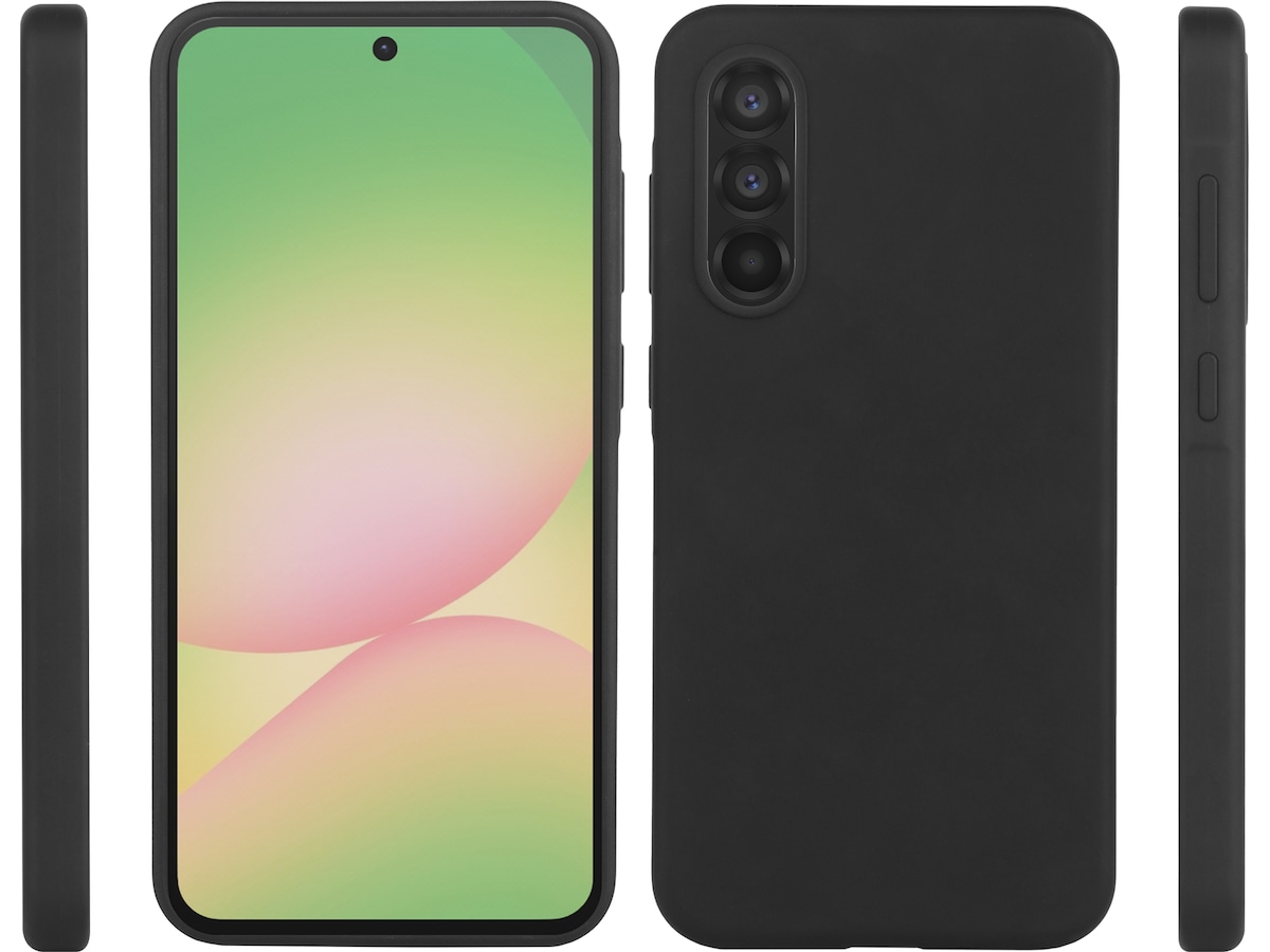 iiglo Galaxy A56 Silikone cover (sort) Mobilcover