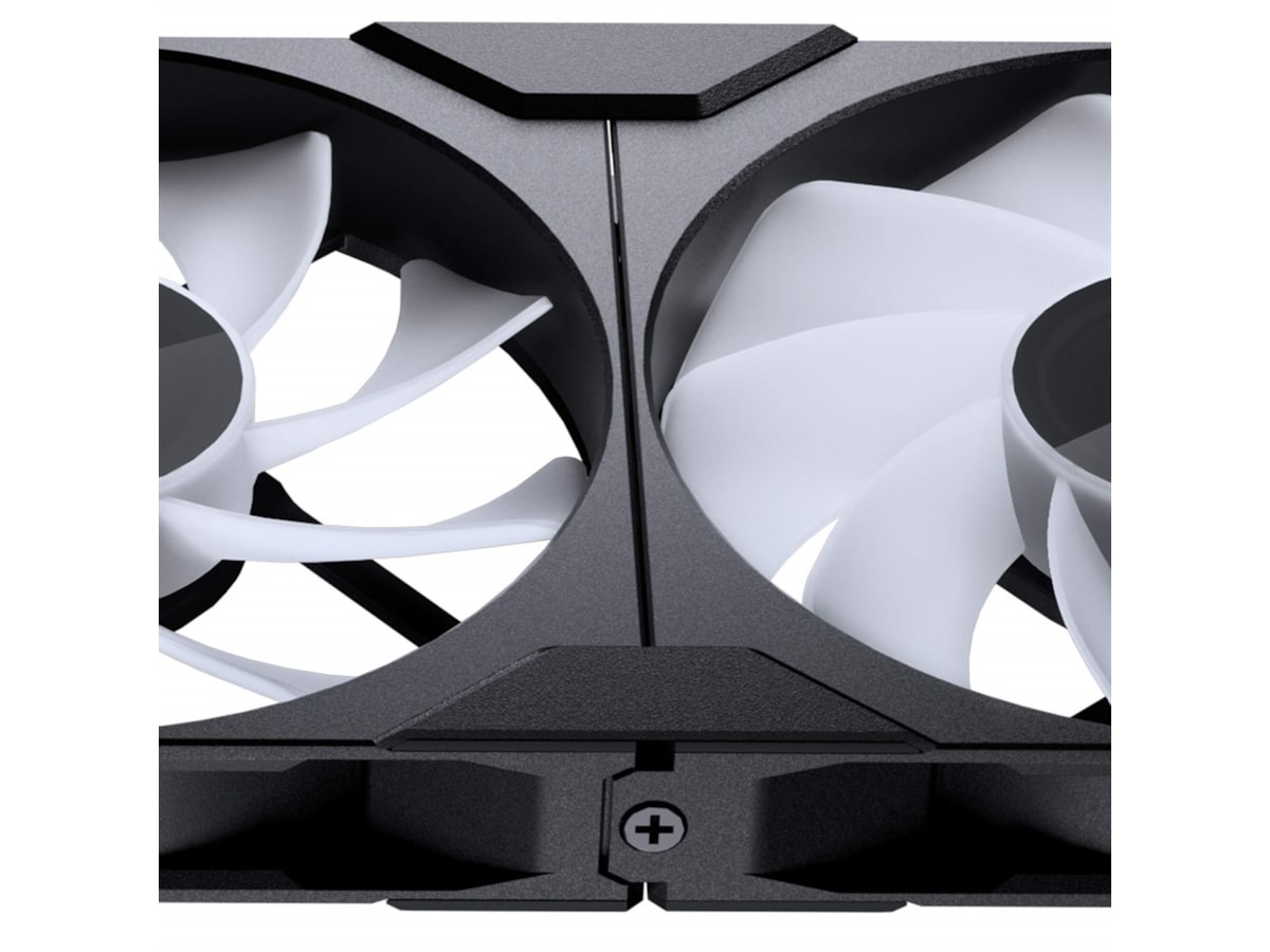 Phanteks M25 Gen2 120mm DRGB Reversed Ventilator 3pk (sort) Blæsere