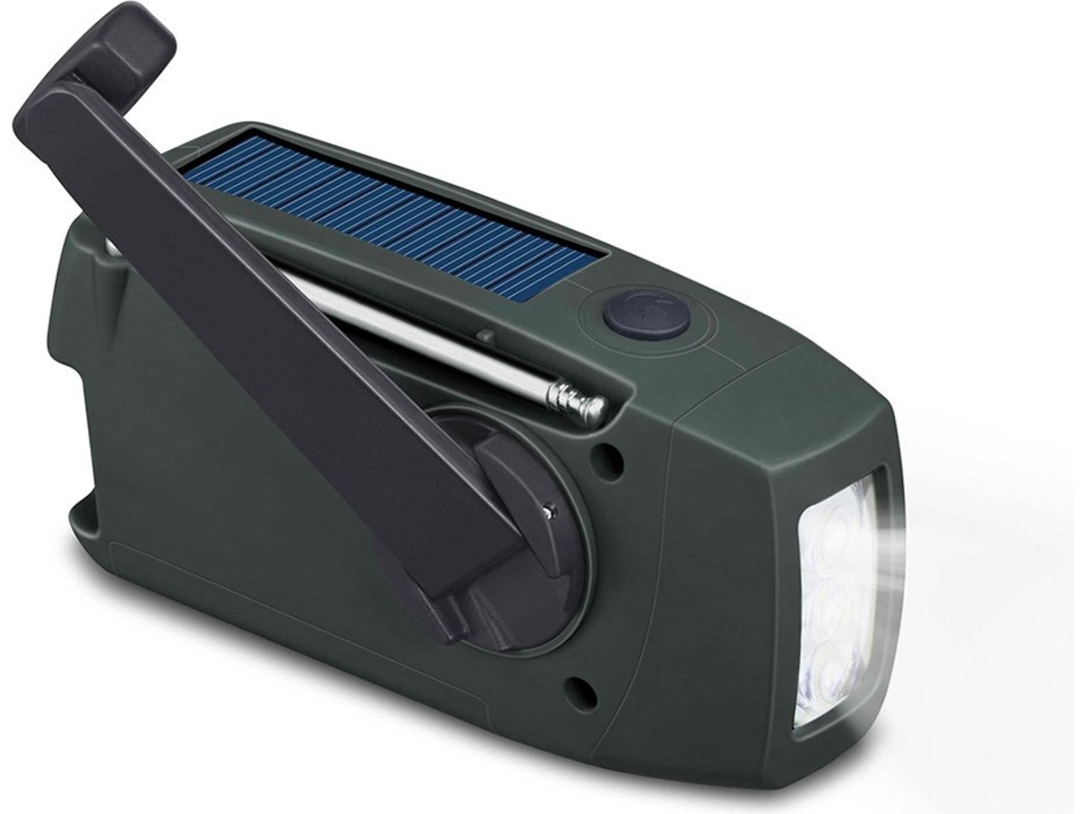Andersson EYF-C2000 FM/AM krankradio med solpanel Radio & musikafspillere