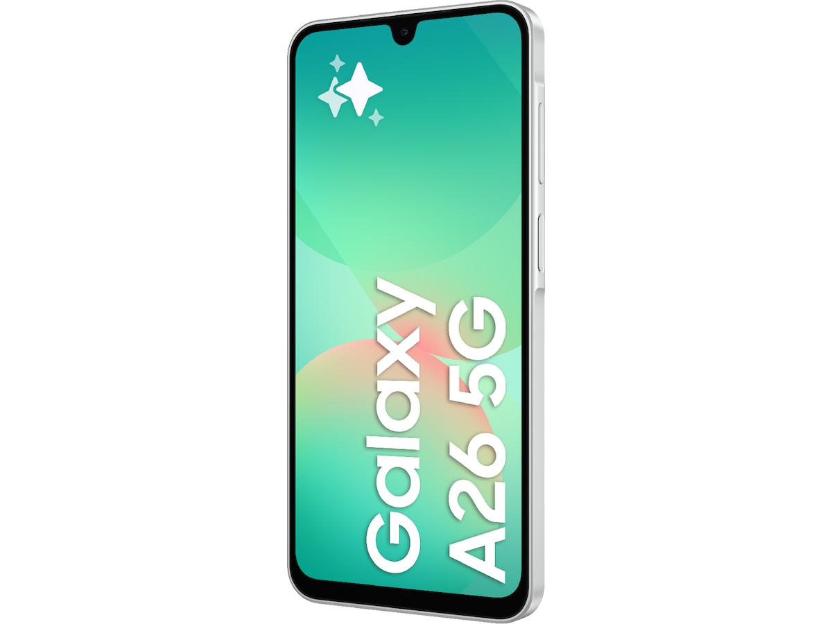 Samsung Galaxy A26 5G 128GB (hvid) Mobiltelefoner