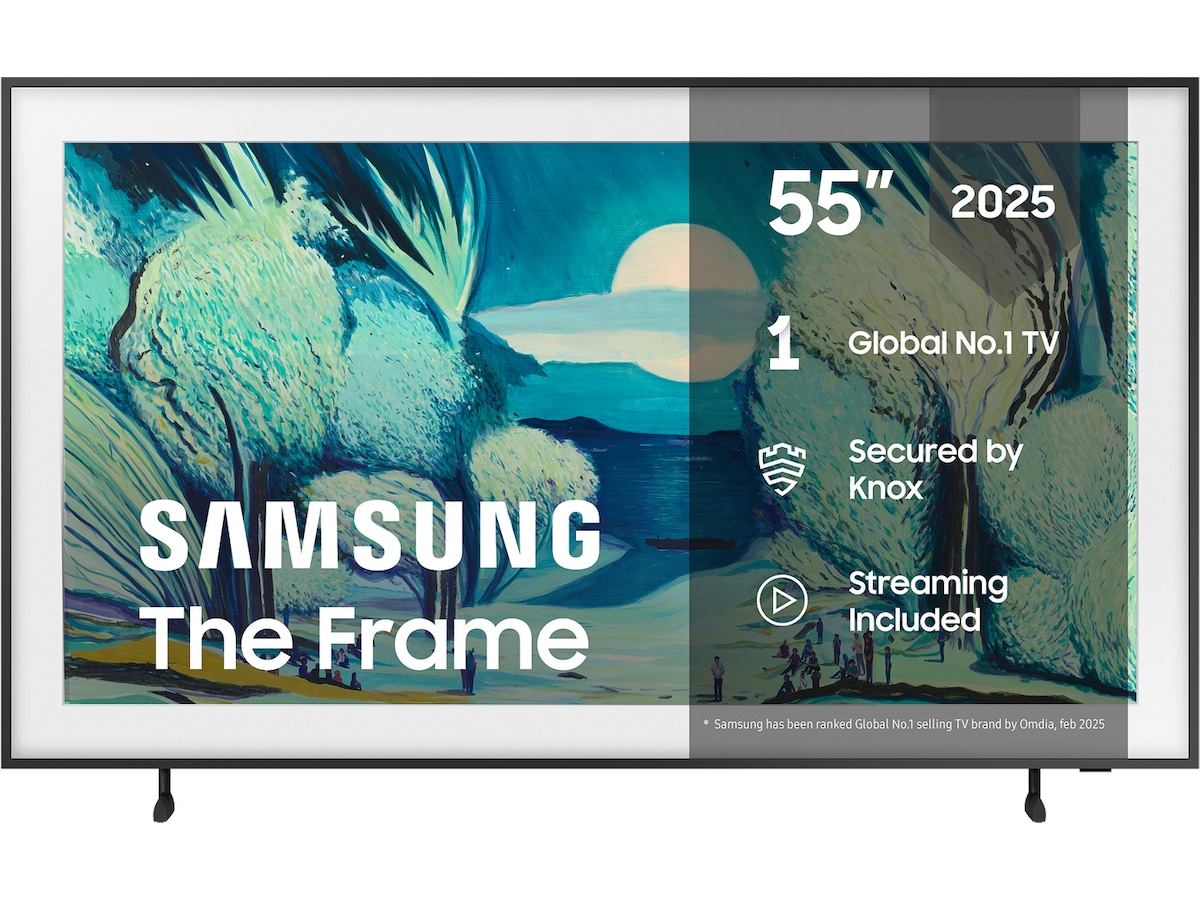 Samsung 55" The Frame LS03FA QLED 4K smart-TV (2025) 50 - 59 tommer TV