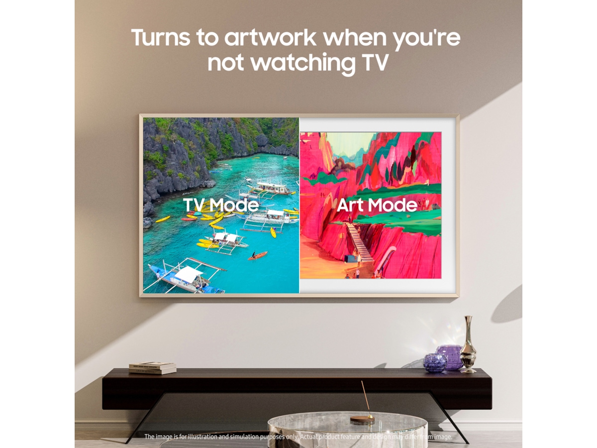 Samsung 55" The Frame LS03FA QLED 4K smart-TV (2025) 50 - 59 tommer TV
