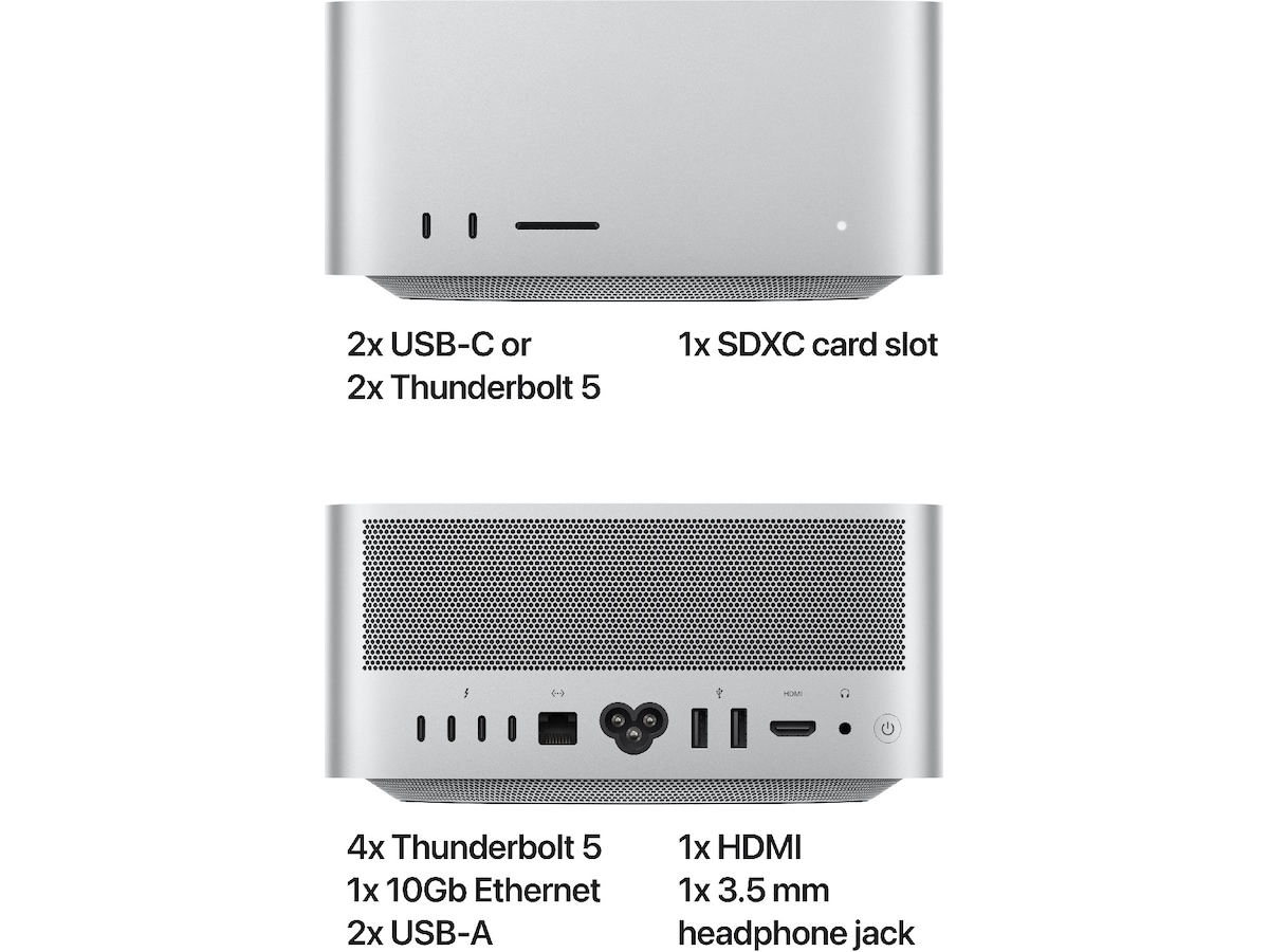 Mac Studio (2025) 1TB Stationær PC