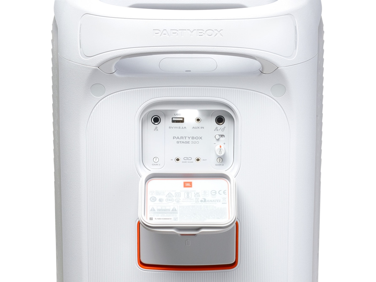 JBL Partybox  STAGE 320 Kraftig festhøjttaler (hvid) Trådløs / Bluetooth højttaler