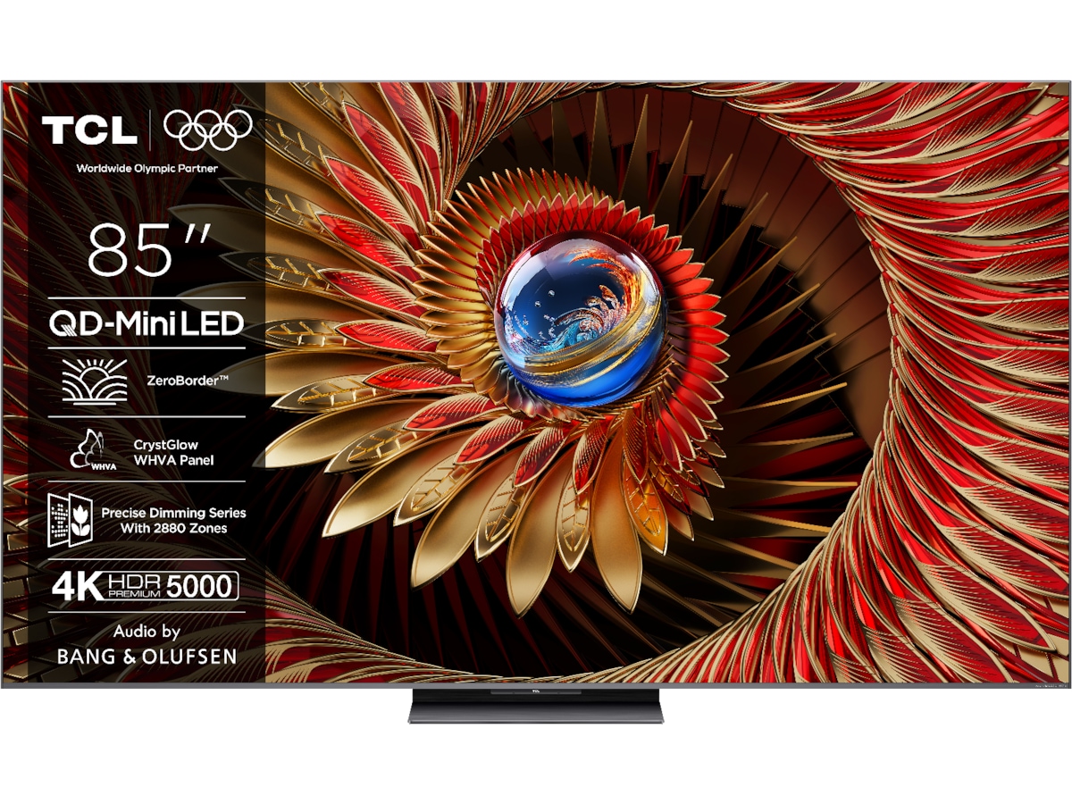 TCL 85" C8K 4K QD-Mini LED Google TV Over 80 tommer TV