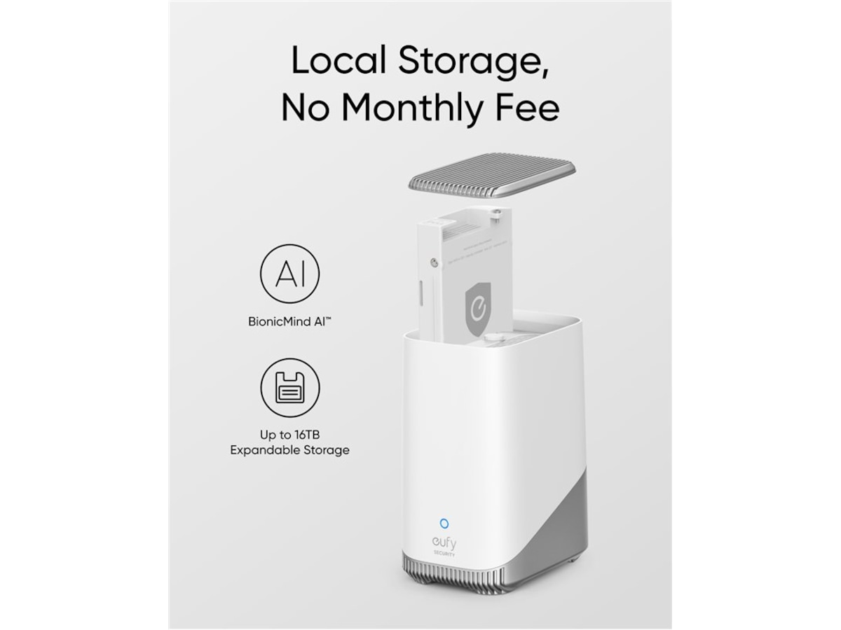 Eufy eufyCam S3 Pro overvågningskamera kit 2-pak + HomeBase S380 Overvågningskameraer