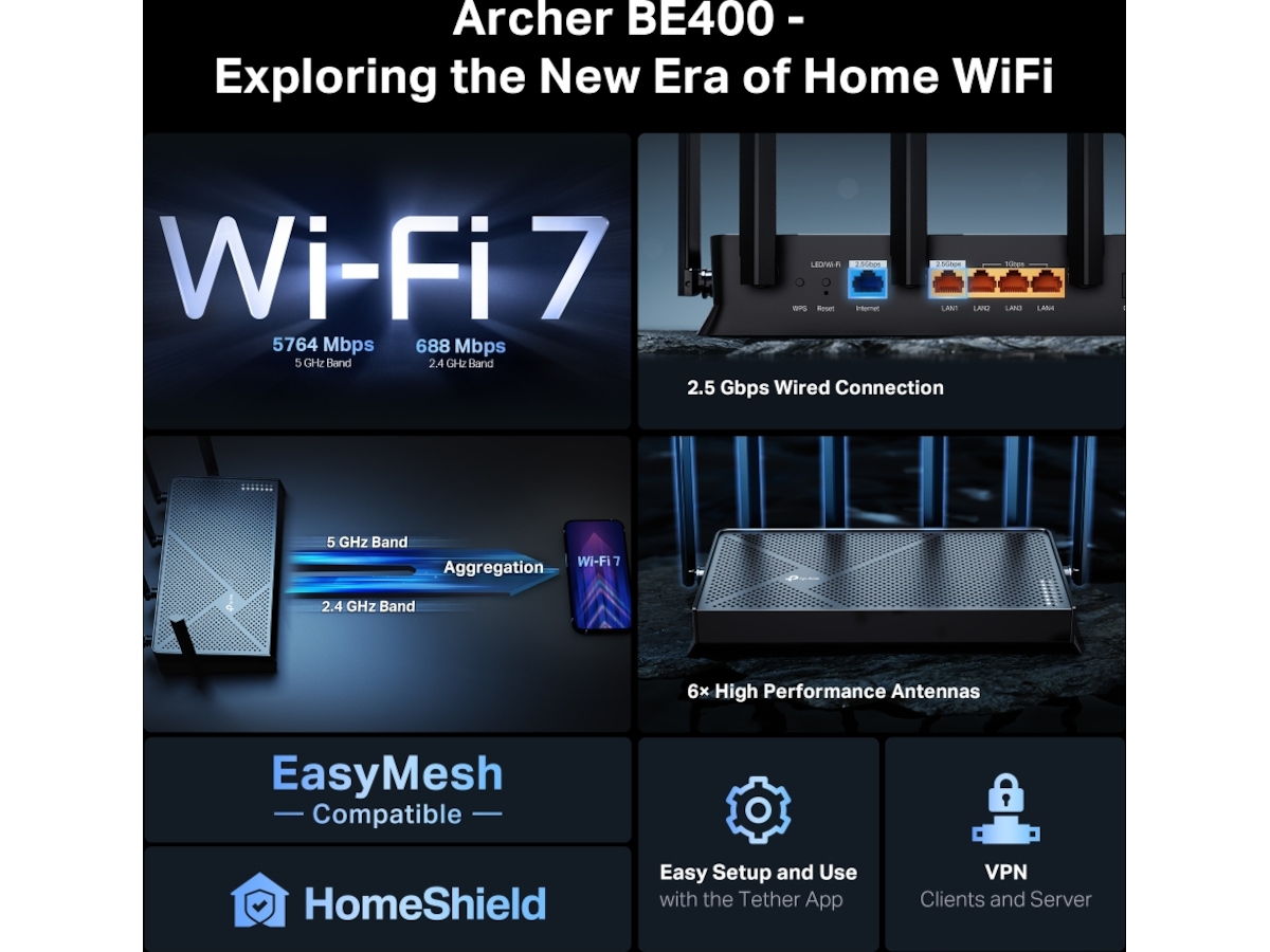 TP-Link Archer BE400 router Routere