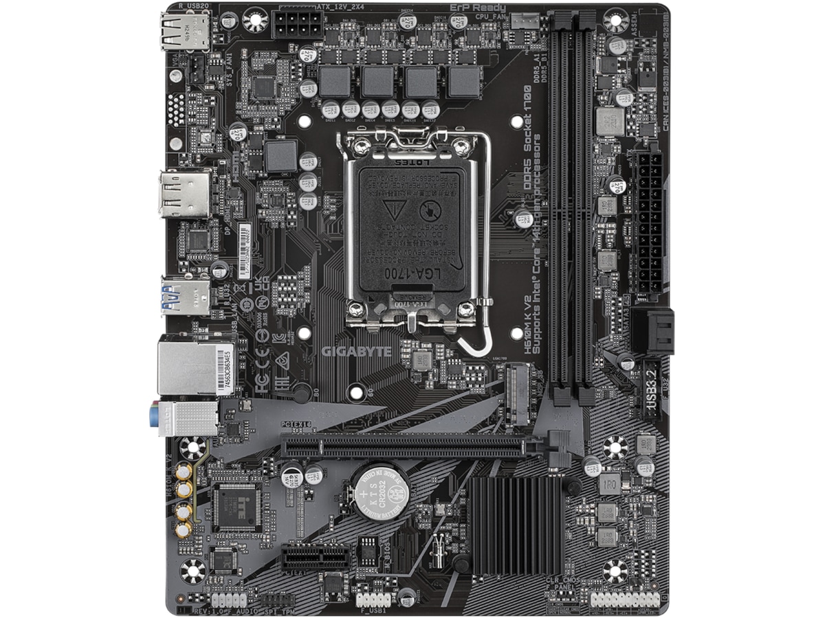 Gigabyte H610M K V2 Bundkort Intel Socket