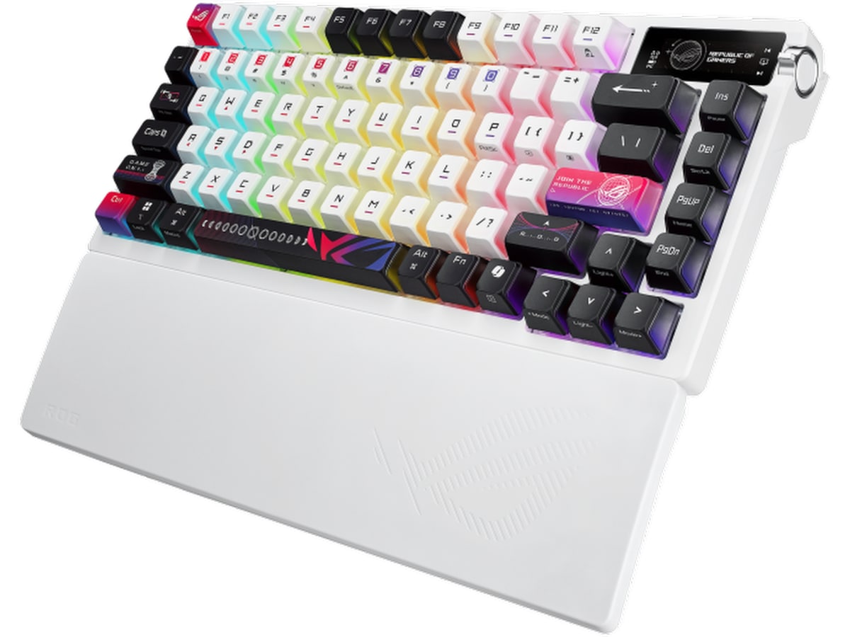 Asus M704 ROG Azoth X Trådløst Gamingtastatur (hvid) Gamingkeyboard