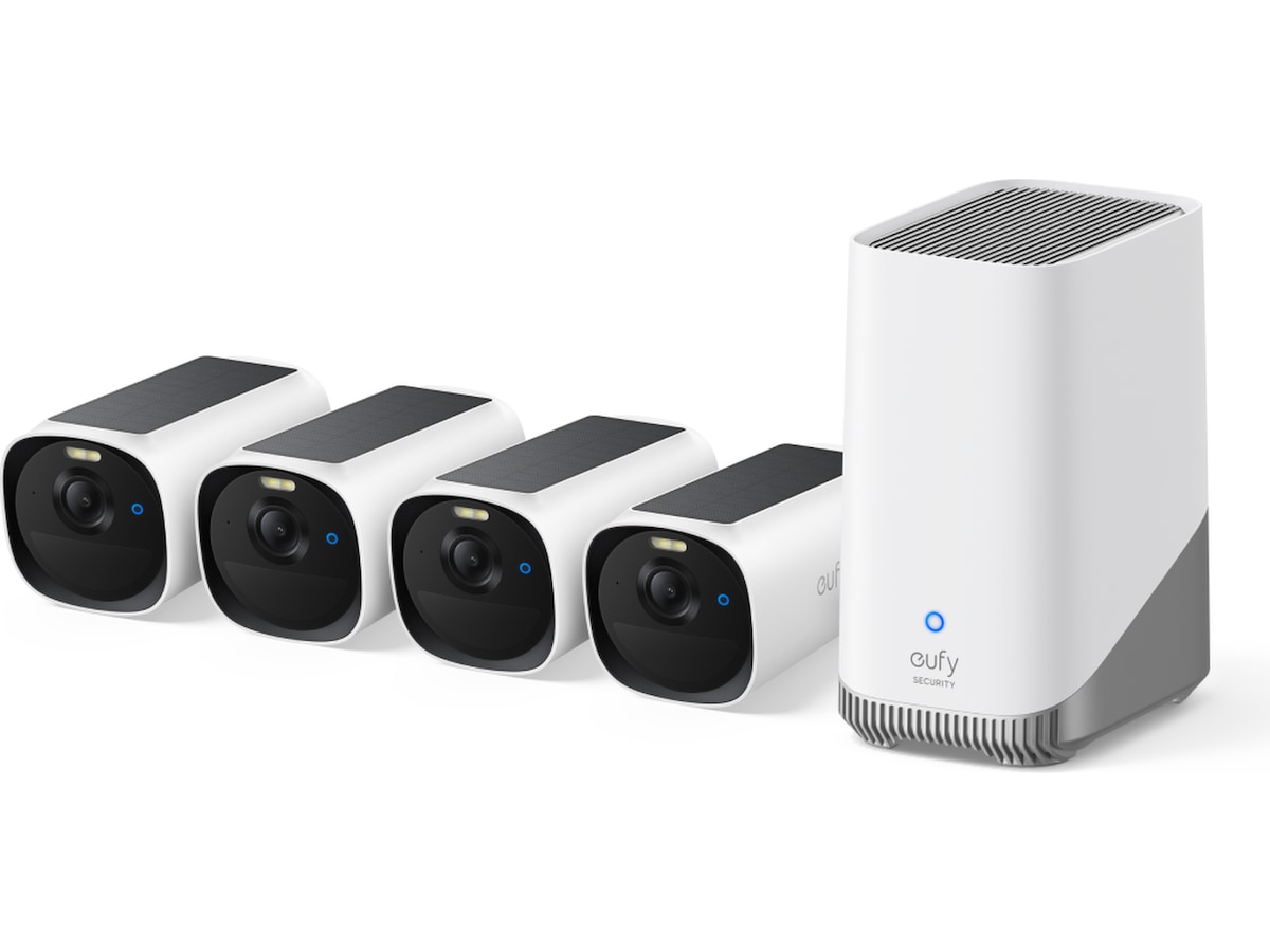 Eufy EufyCam 4x E40 sikkerhedskamera (HomeBase S380) Overvågningskameraer