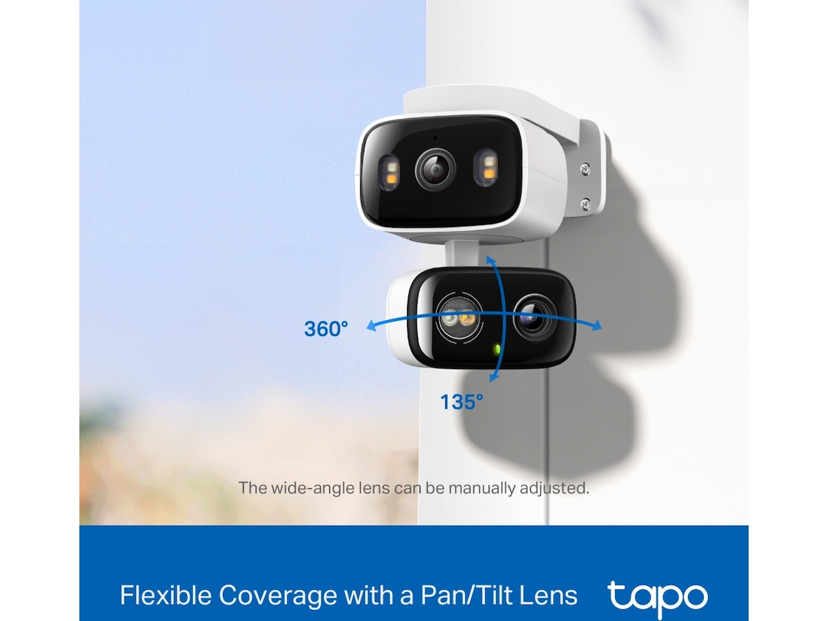 TP-Link Tapo C246D  Indoor/Outdoor Dual Lens overvågningskamera Overvågningskameraer