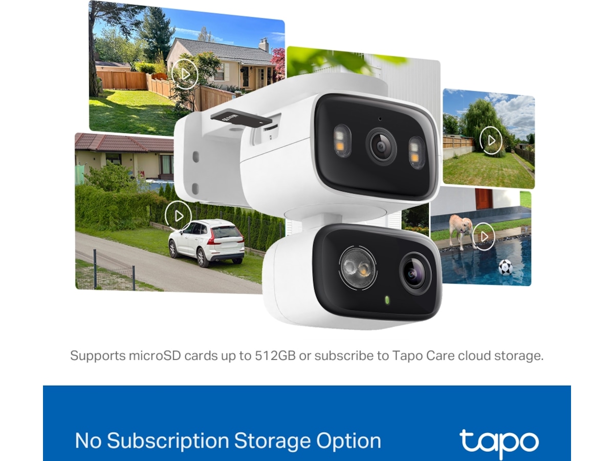 TP-Link Tapo C246D  Indoor/Outdoor Dual Lens overvågningskamera Overvågningskameraer