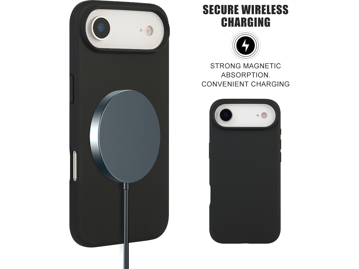 iiglo iPhone Air Magnetic Silikone cover (sort) Mobilcover