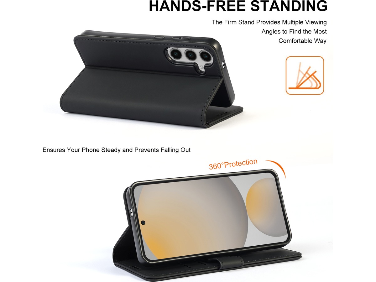 iiglo Galaxy S25 FE Wallet Cover (sort) Mobilcover