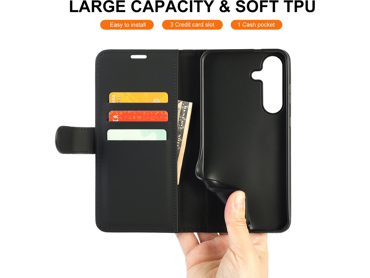 iiglo Galaxy S25 FE Wallet Cover (sort) Mobilcover