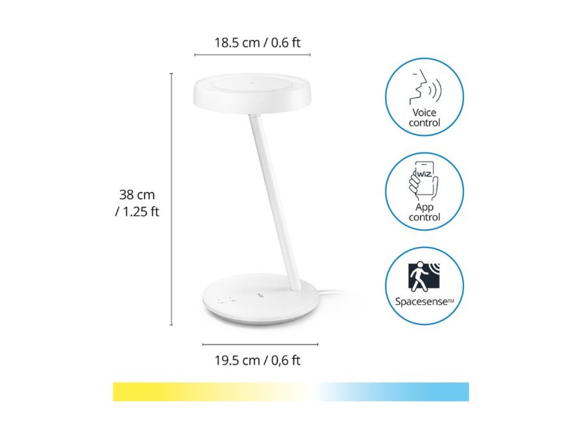 Wi-Fi BLE Portrait Smart skrivebordslampe Bordlampe