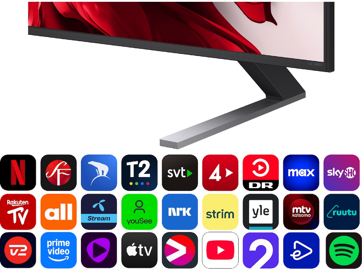 LG 75'' QNED85 evo AI MiniLED 4k Smart TV (2025) 70 - 79 tommer TV