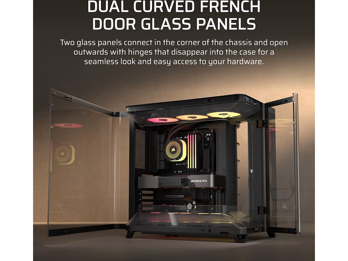 Corsair AIR 5400 RS-R ARGB Triple Chamber Mid Tower (sort) Midi Tower