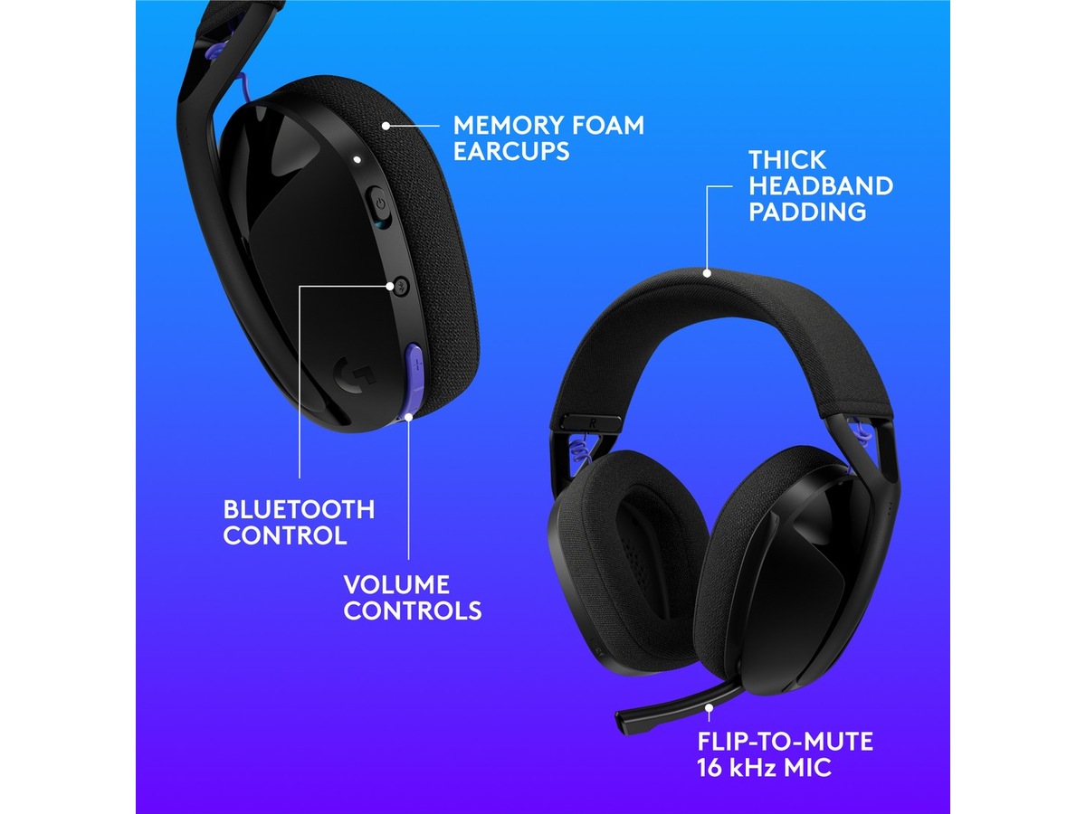 Logitech G321 Lightspeed Trådløst Gamingheadset (sort) Gamingheadset