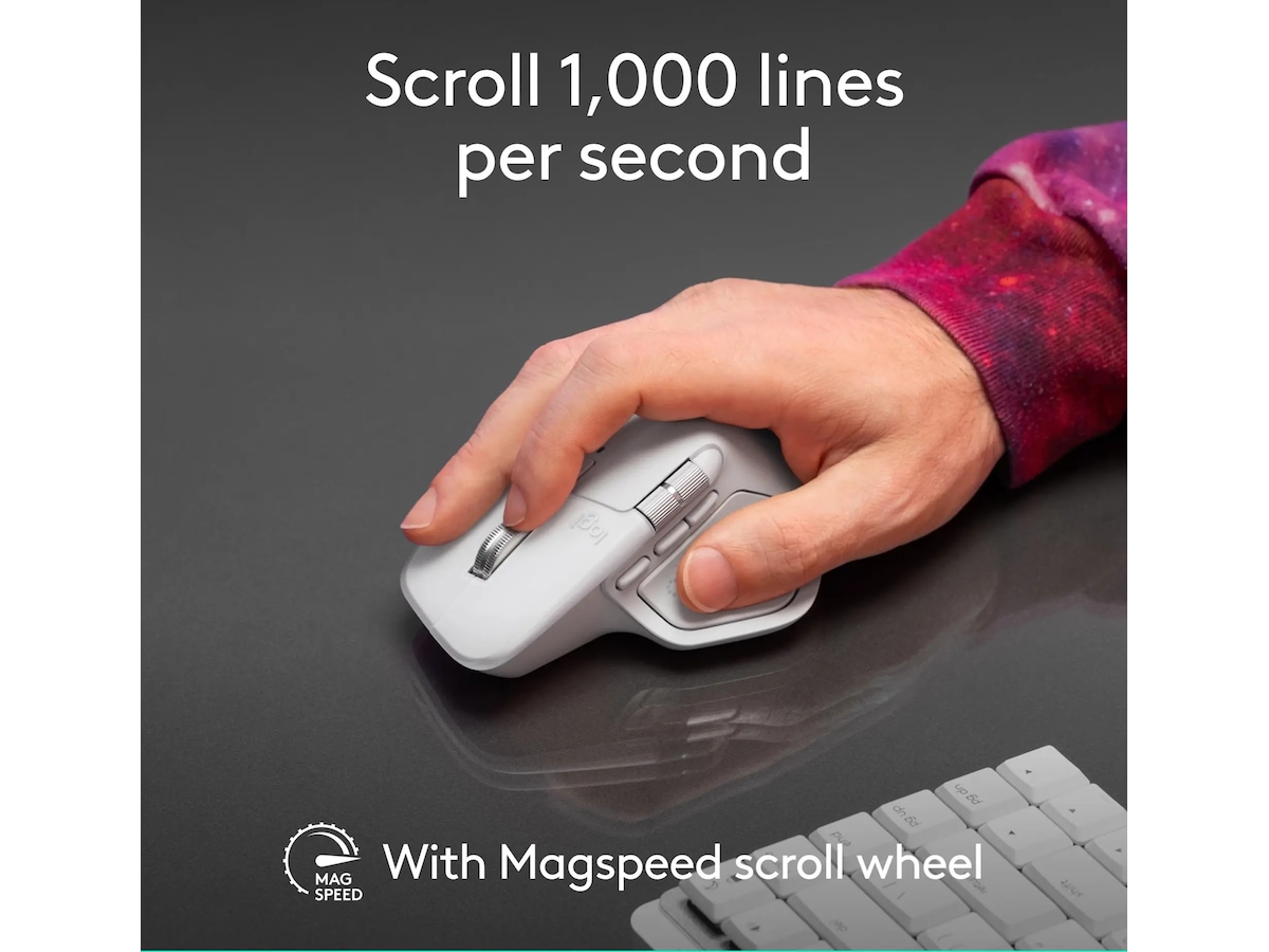 Logitech MX Master 4 til Mac Trådløs Mus (space black) Mus