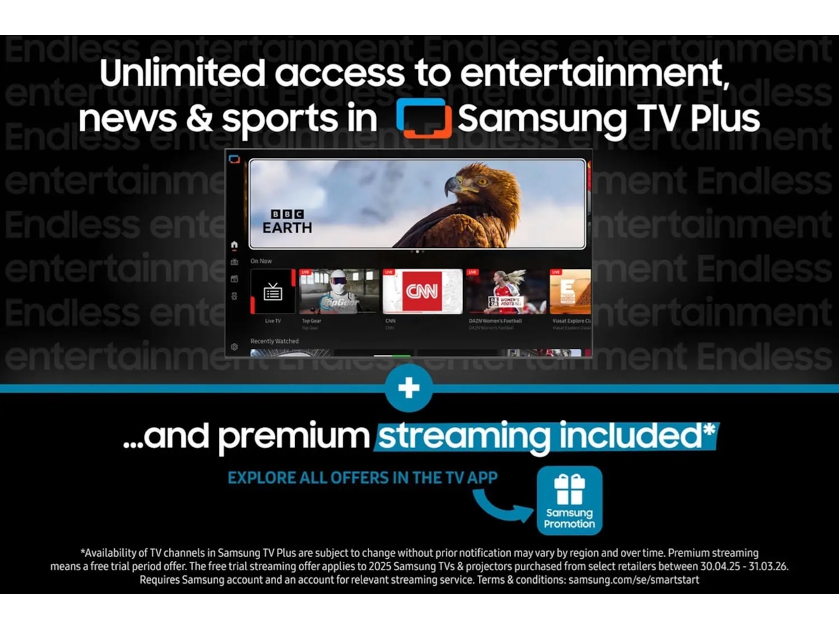 Samsung 65" Q6F QLED 4K smart-tv (2025) 60 - 69 tommer TV