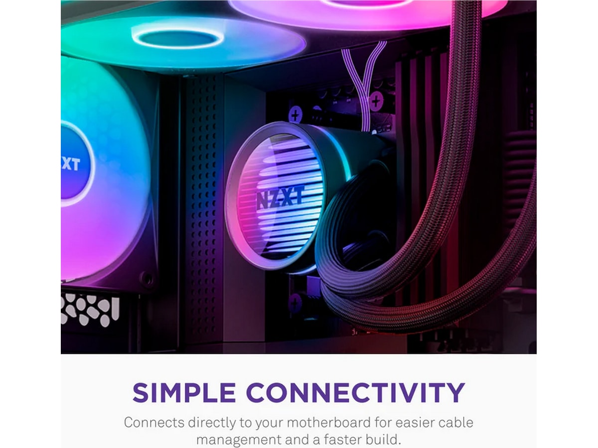 NZXT Kraken Core RGB 360mm AIO Kylare (svart) CPU - Vandkøling